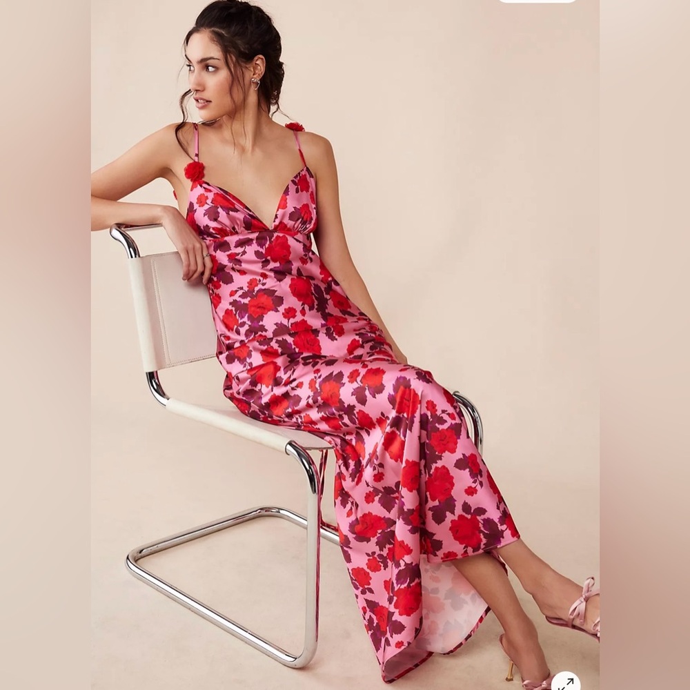 For Love & Lemons Huda Maxi Dress Size 2X NWT